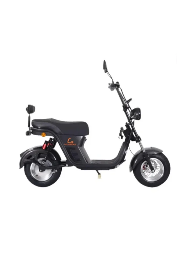 Premium Fat Tire Electric Scooter 2000W Motor High-Speed Commuter (Black, 1 Unit) ghf28