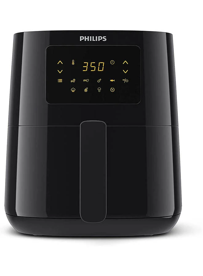 Professional Compact Air Fryer with Rapid Air Technology (Black, 4.1 L) x28bo