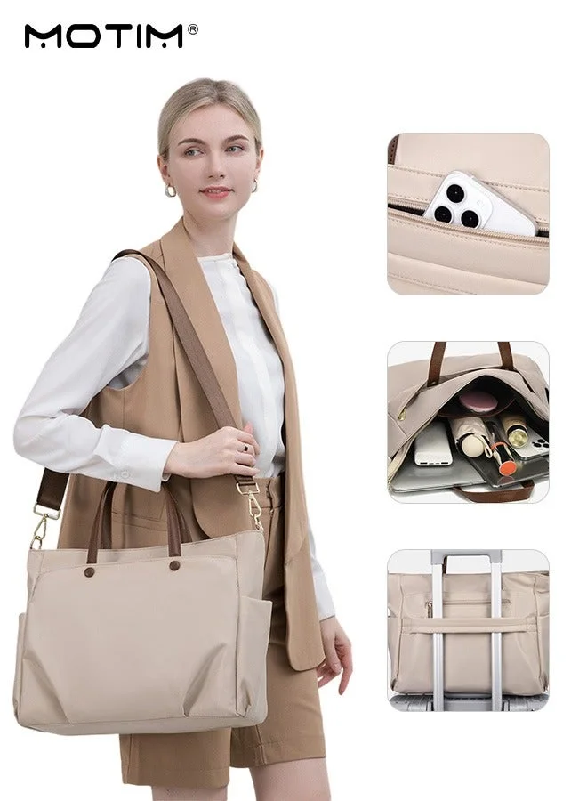 Motim Laptop Tote Bag for Women, Premium Lightweight Business Briefcase, Large Capacity Shoulder Handbag for Office and Travel (16 Inch) 11y1g