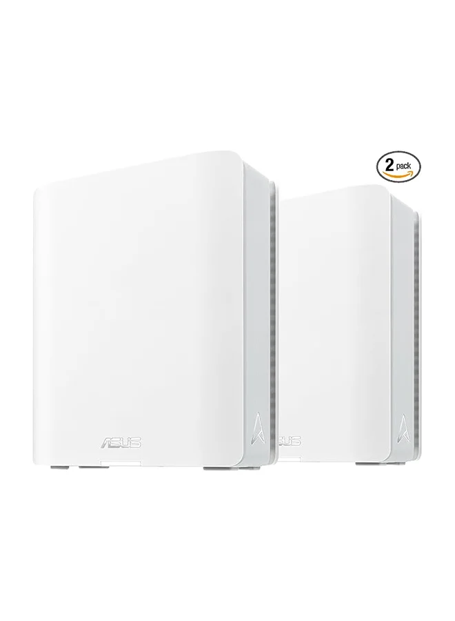 Premium Tri-band WiFi 7 Mesh System, 14 Gbps High-Speed Connectivity, Dual 2.5G Ports, Whole Home Coverage (White, 2-Pack) ksbus