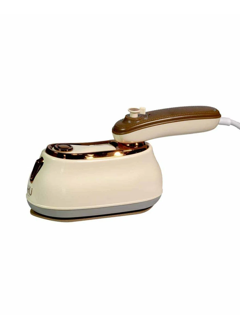 H U Portable Mini Steam Iron 1000W Folding Garment Steamer for Travel and Home Use (1000 W) qjup8