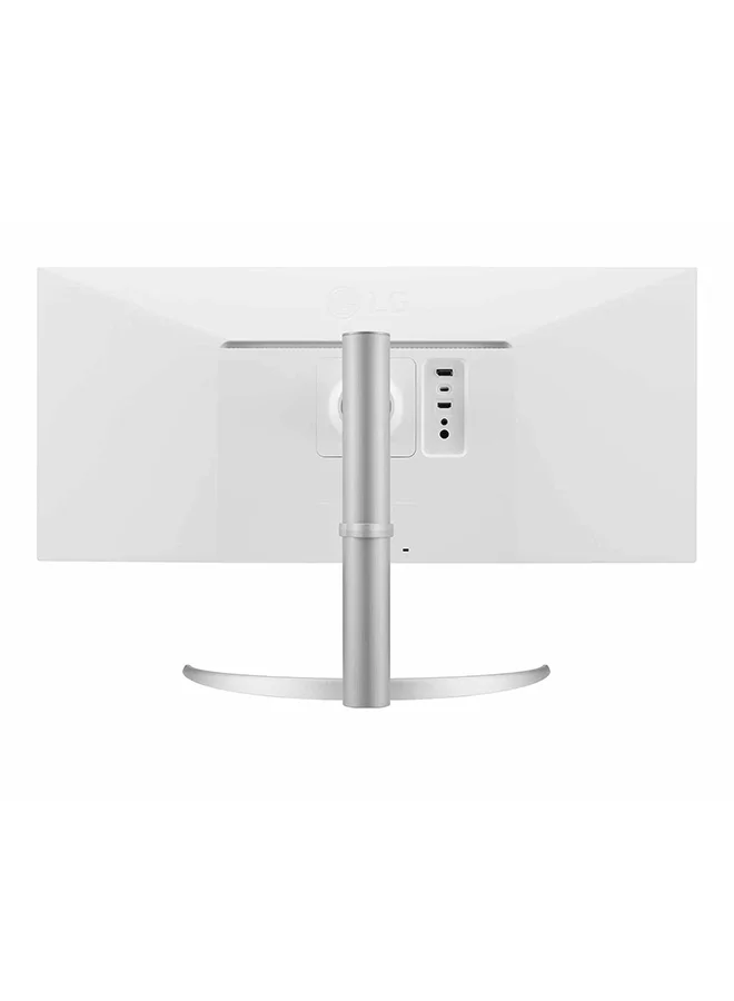 Ultra-HD 34 Inch UltraWide IPS Monitor (2560 x 1080) 100Hz Refresh Rate with USB Type-C and Adjustable Stand (White, 34 Inch) y7uti