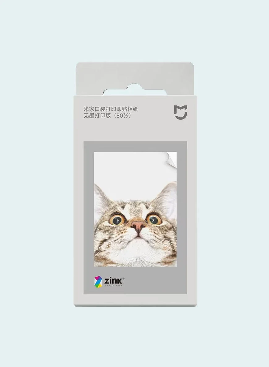 Smart Pocket Photo Printer Paper (Premium Glossy Finish, 50 Sheets, 3-Inch) proqy