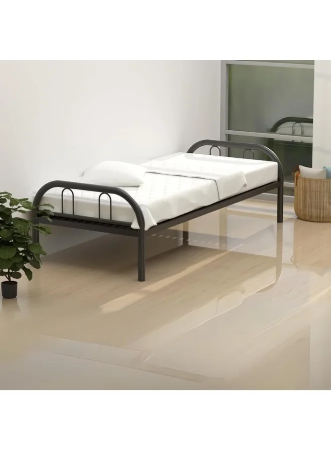 ABX HOME Heavy Duty Single Metal Bed Frame Premium Durable Bedroom Furniture (90x190 cm) t02lr