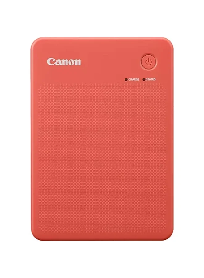 Portable Wireless Colour Photo Printer Compact High-Resolution Thermal Dye-Sublimation (Terracotta Red) rykof