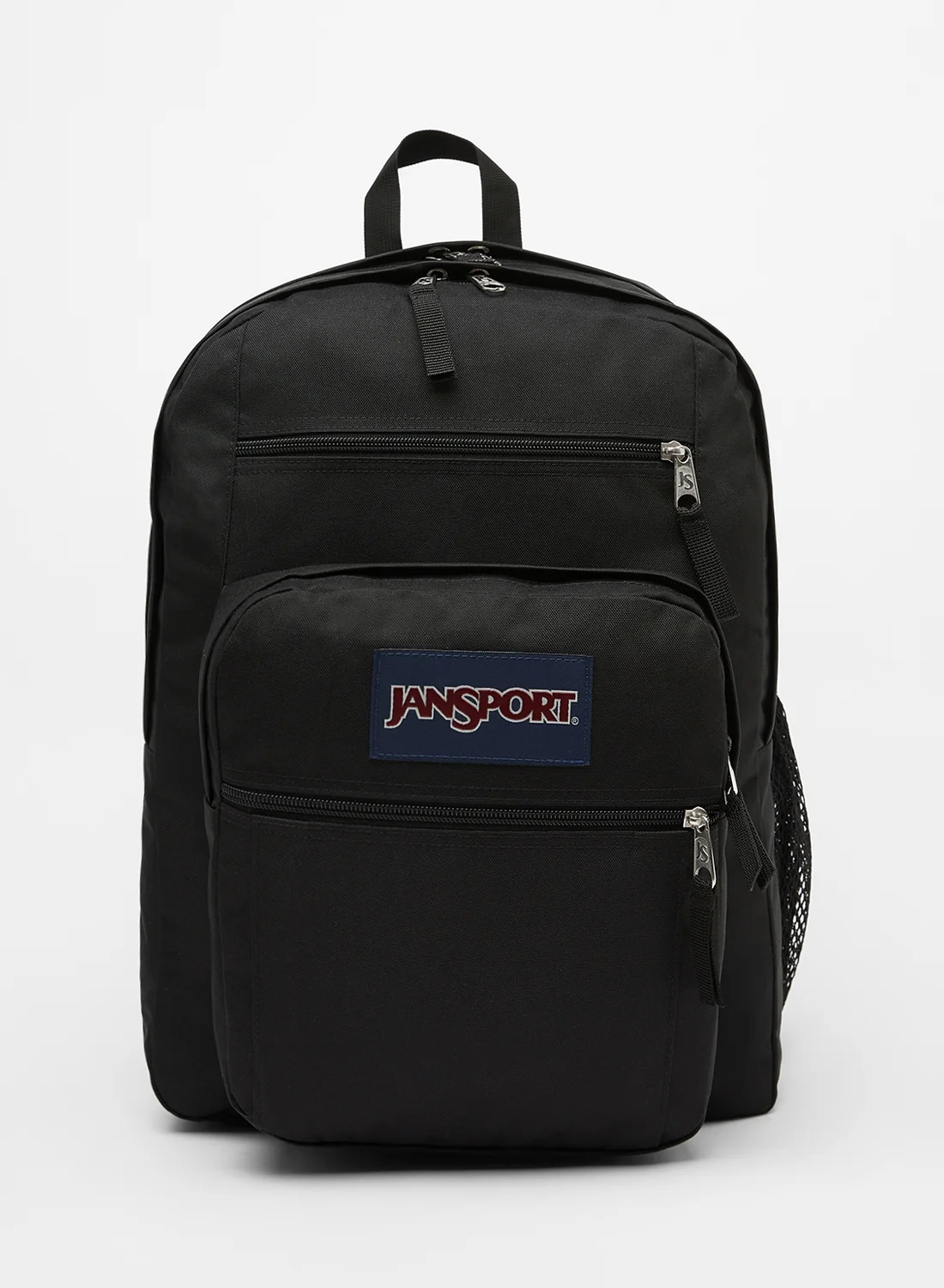 Premium Large Capacity Student Backpack Durable Polyester School Bag (Black, 43 cm x 33 cm x 25 cm) fzvsw