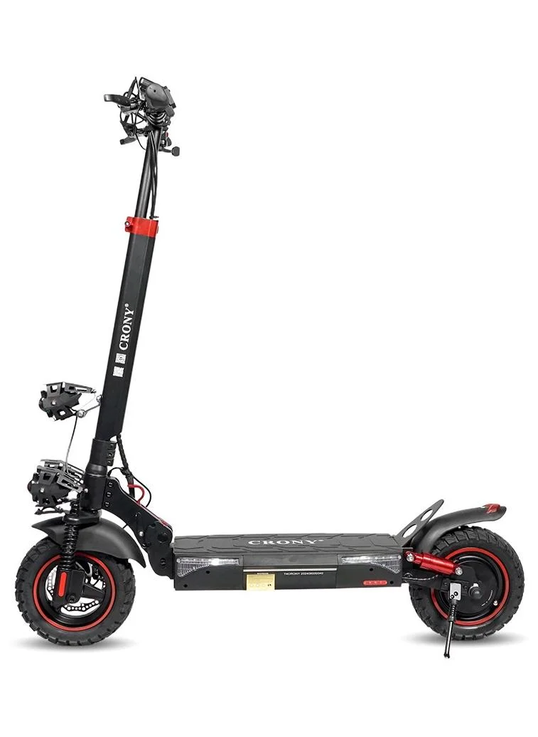 Crony T4 Foldable Electric Scooter with 2000W Motor and Dual Suspension (65 km/h, 35 km Range) xh4ld