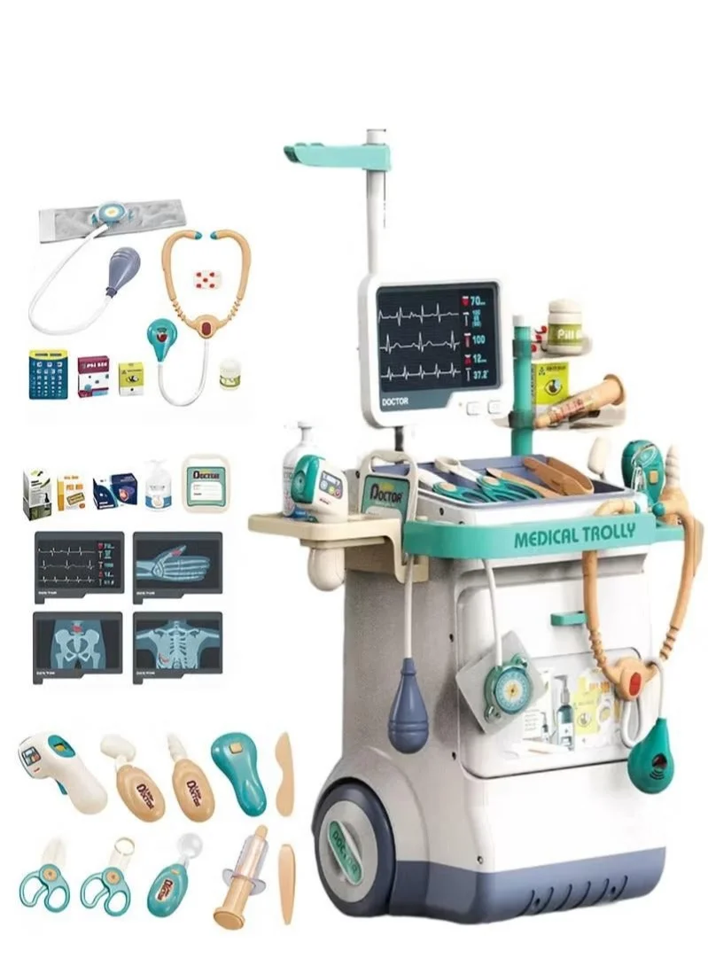 WALALLA Kids Doctor Role Play Set Educational Pretend Play Medical Kit for Children (Large Size) k5668
