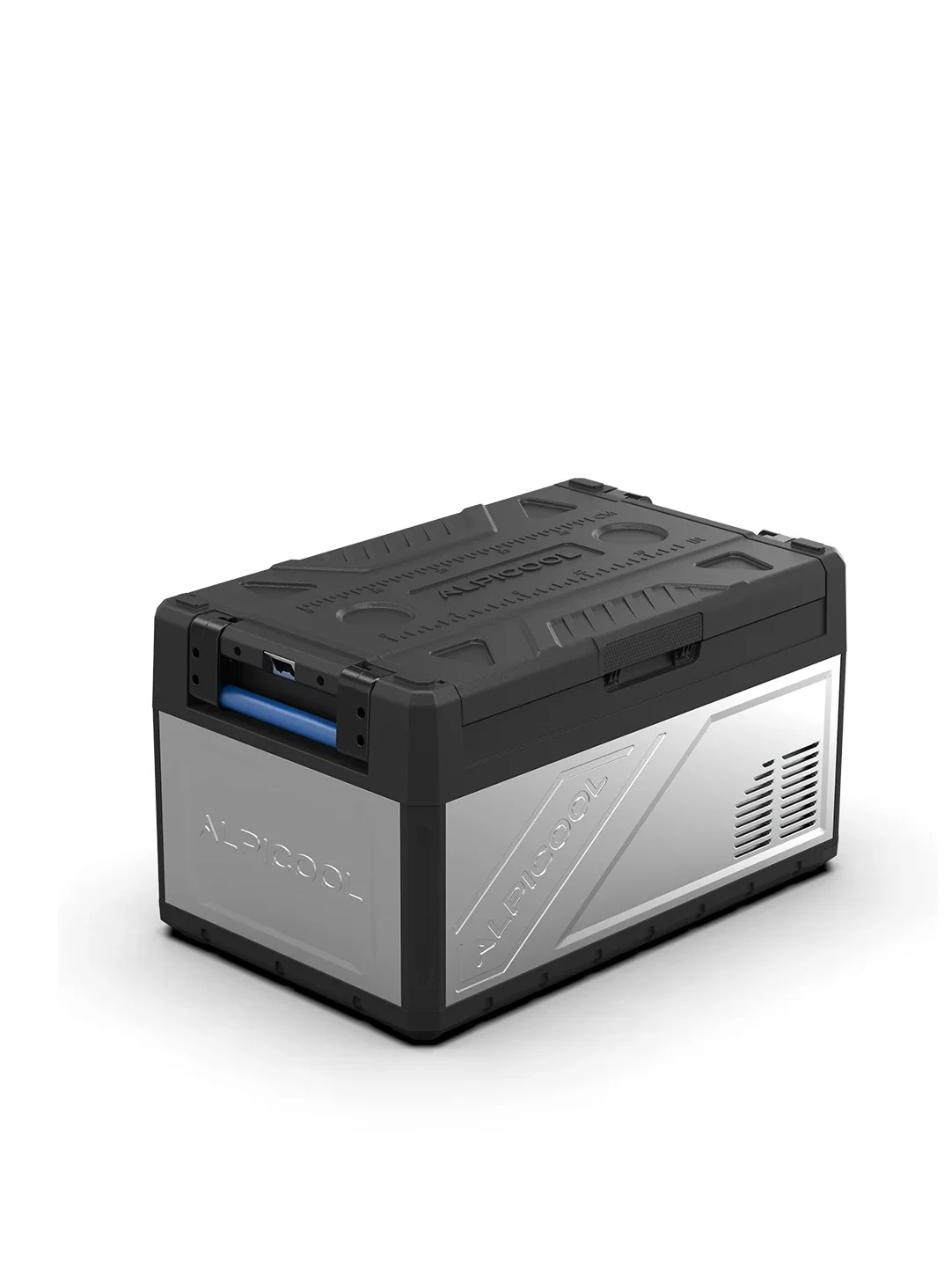 Portable Camping Freezer 30L Aluminum Electric Cooler for Outdoor Travel and Car Use (30L) c3quo