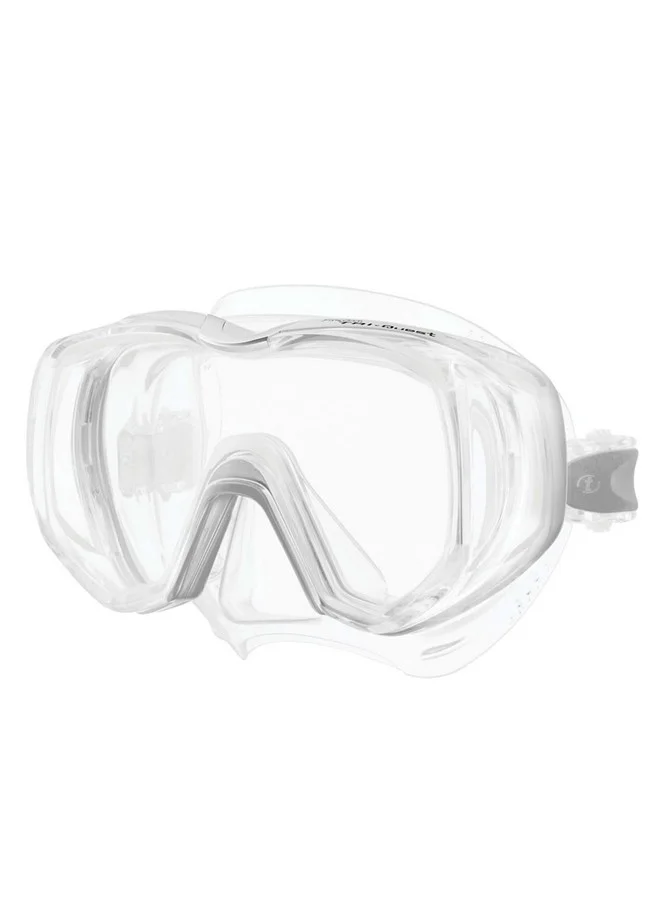TUSA Freedom Triquest Scuba Diving Mask Premium Panoramic View (Translucent, One Size) cttx6