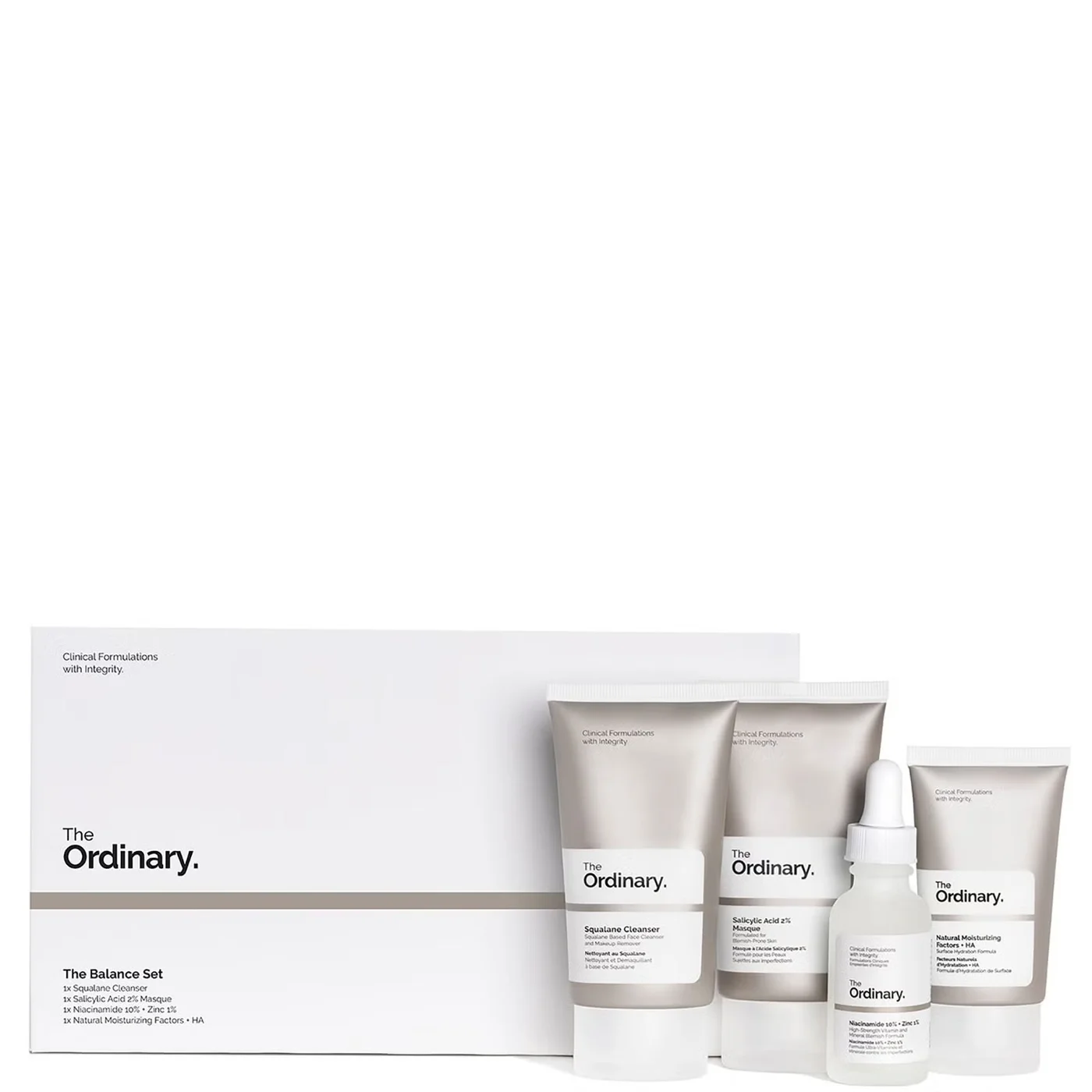 Premium Skincare Balance Set for Oily and Combination Skin (3-Piece Set) unrpw