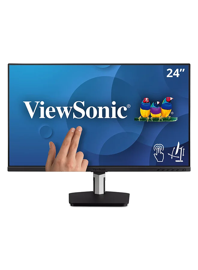 Premium 24-Inch In-Cell Touch Monitor with USB Type-C Connectivity and Ergonomic Stand (Black, 24-Inch) qrndr