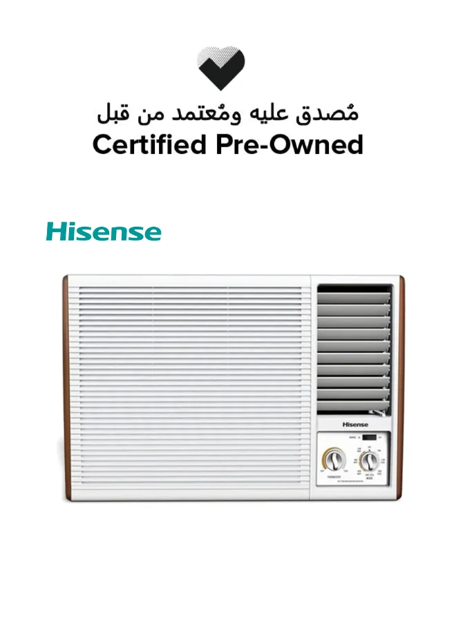 Premium 1.5 Ton Rotary Window Air Conditioner High-Efficiency Cooling Unit (White, 1400 W) xf9vl