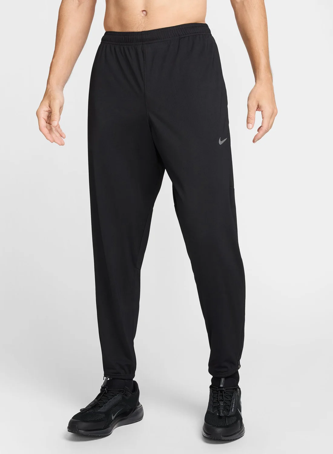 Athletic Challenger Knitted Performance Pants Moisture-Wicking Athletic Trousers for Men (Black, Large) 50bcc