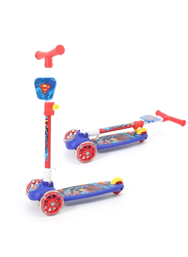 Superman Kids Kick Scooter Lightweight Foldable Design (74x51x14 cm) bxzqk