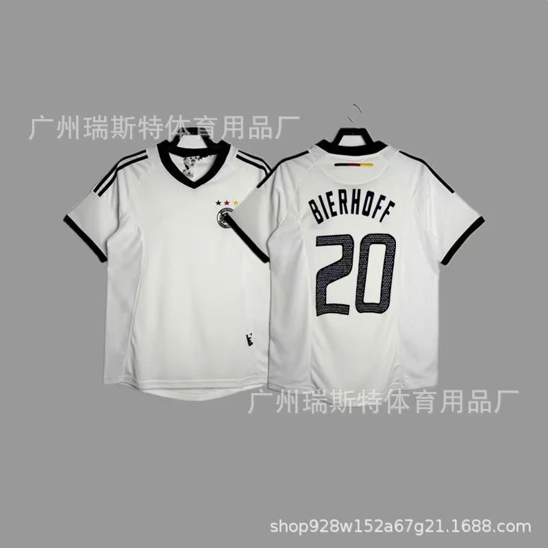 Vintage Germany National Football Team Jersey Classic Retro Soccer Shirt (Adult, Large) zhlp9