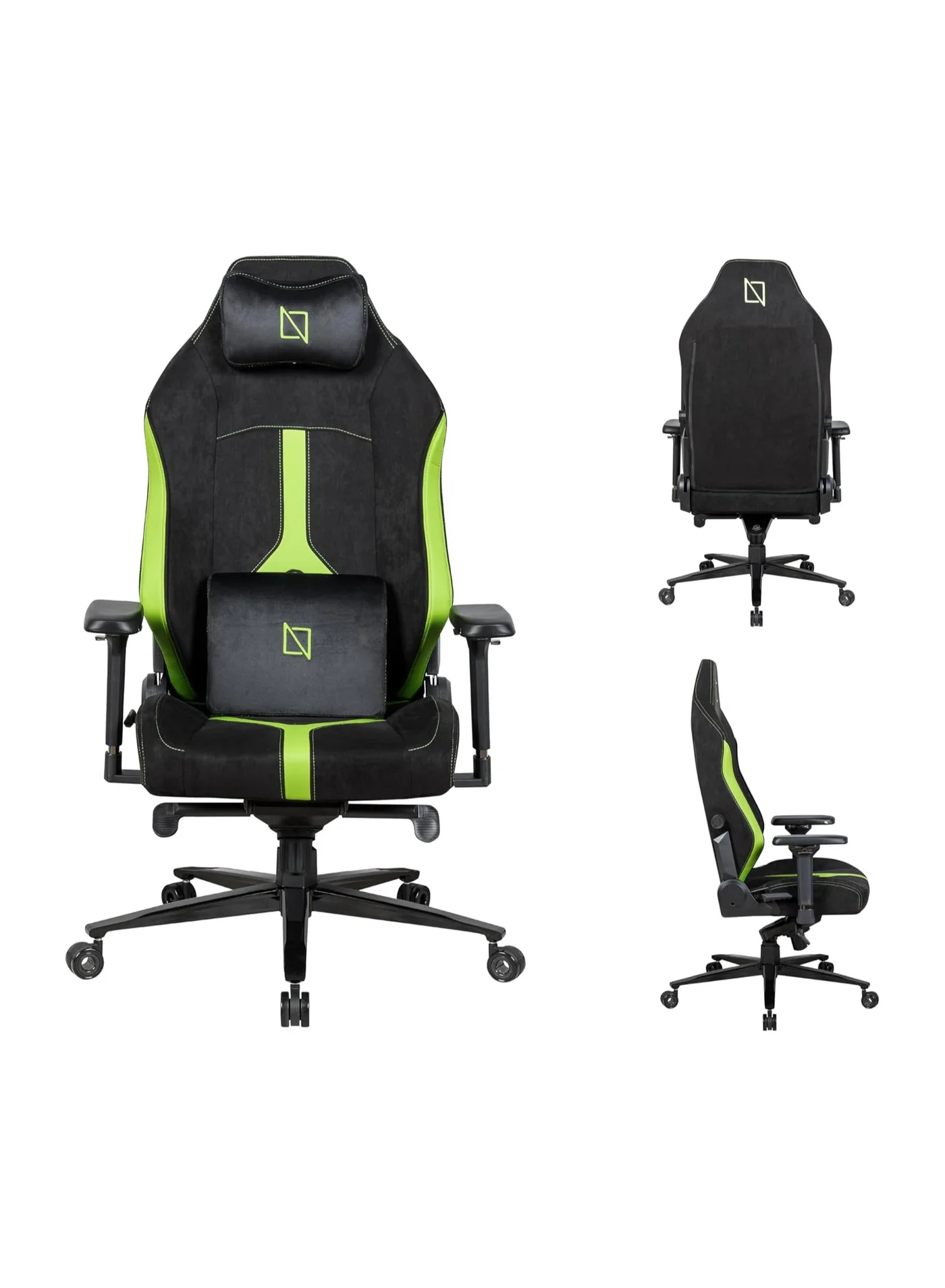 NAVODESK Apex Pro Evo Series High Back Gaming Chair with Magnetic Armrests and Headrest (Lime Green) jir25