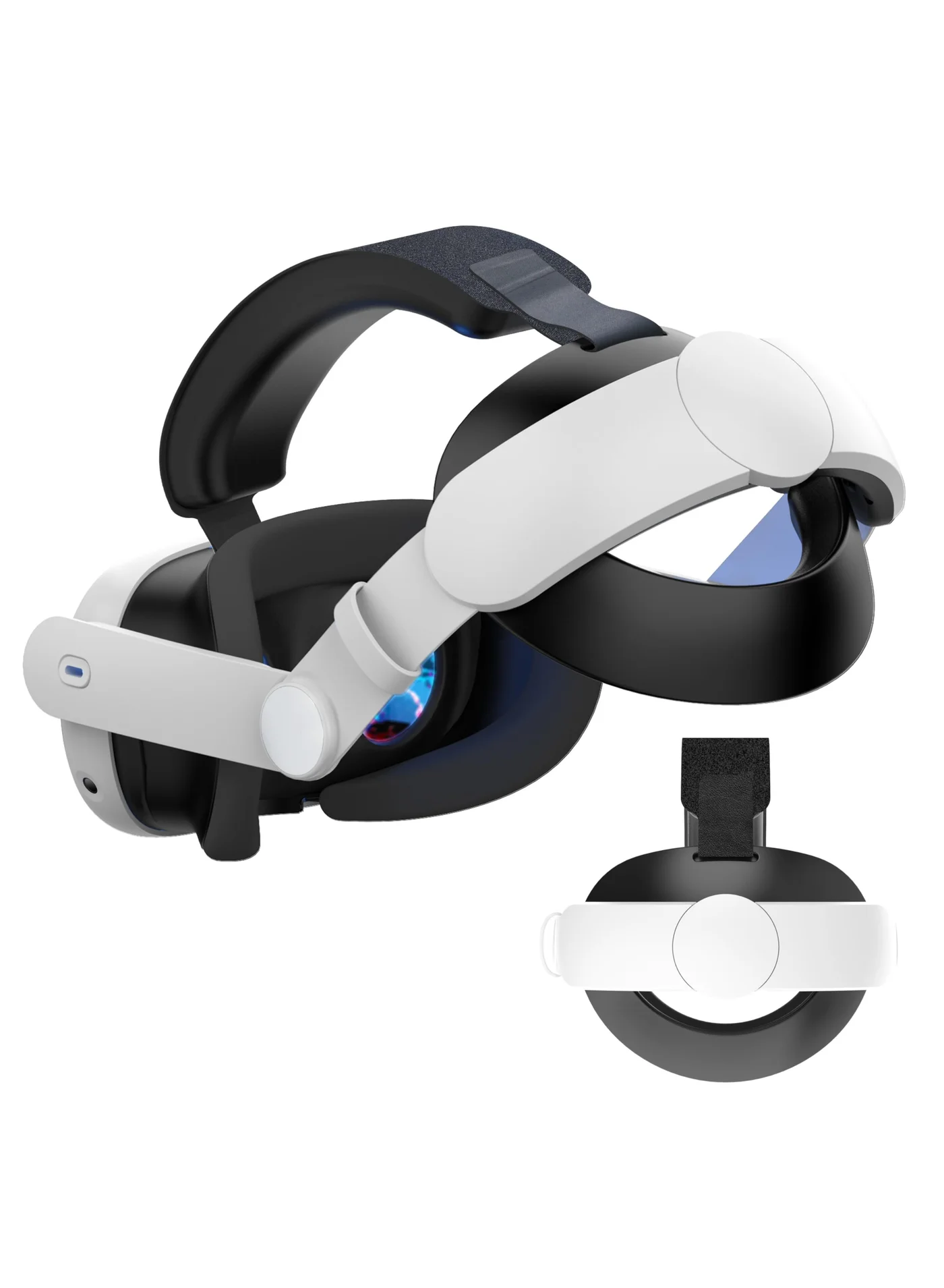XICEN Adjustable Head Strap for VR Headsets, Ergonomic Replacement Headband for Enhanced Comfort and Stability (Polymer, One Size) 4l64r