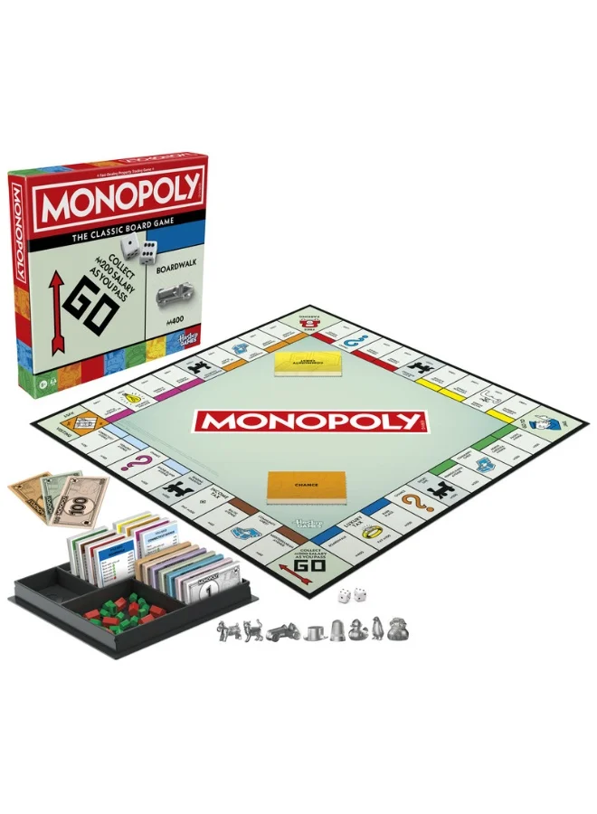 Classic Strategy Board Game with Storage Tray and Large Tokens (2-6 Players, Family Activity Set) f15pn