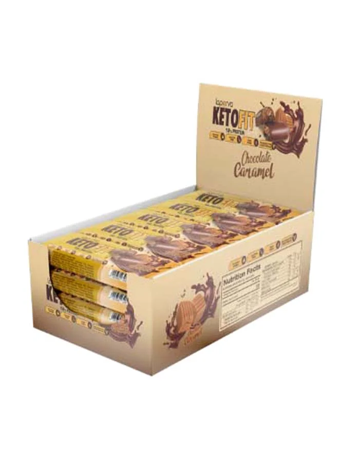 Laperva Keto Fit Bars Low-Carb Nutritional Snack (18 x 33.3g) dxm0n