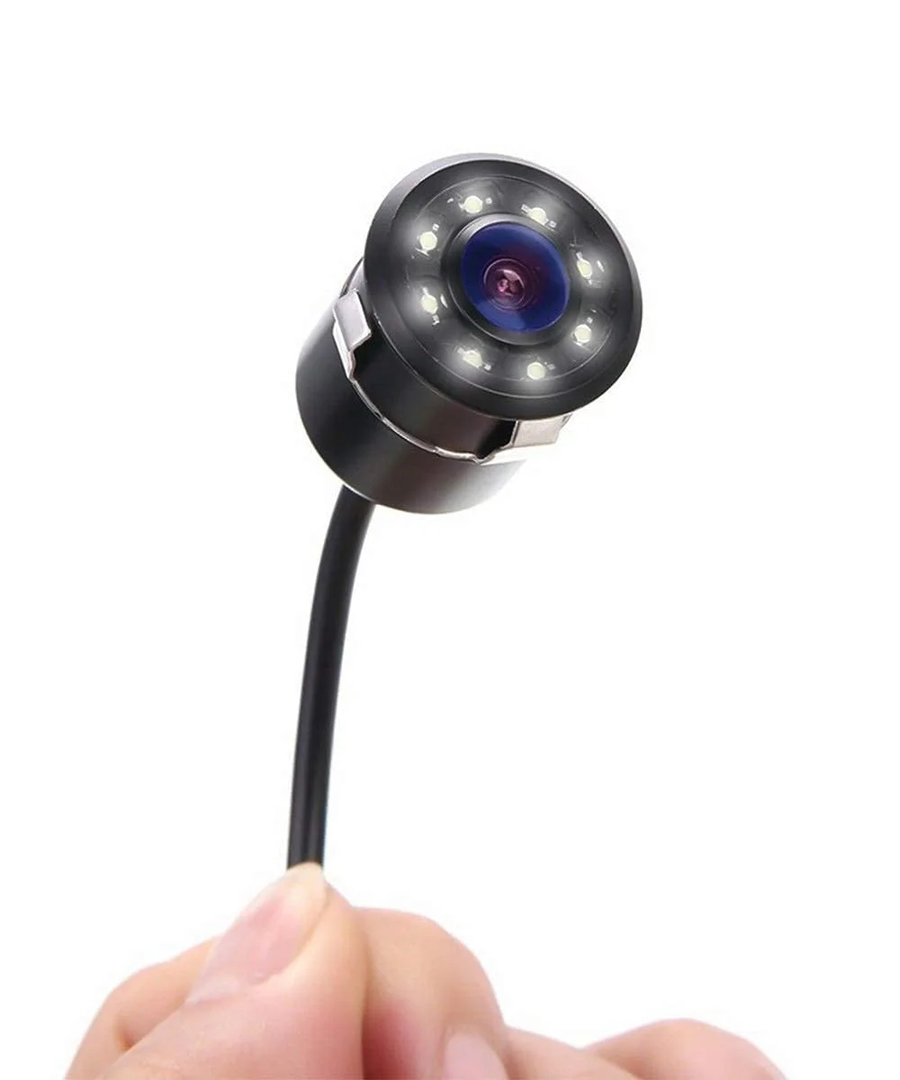 Carzex Rear View Reverse Parking Camera with 8 LED Night Vision (Bumper Drill Mount, Universal Fit for All Cars) dqm8p