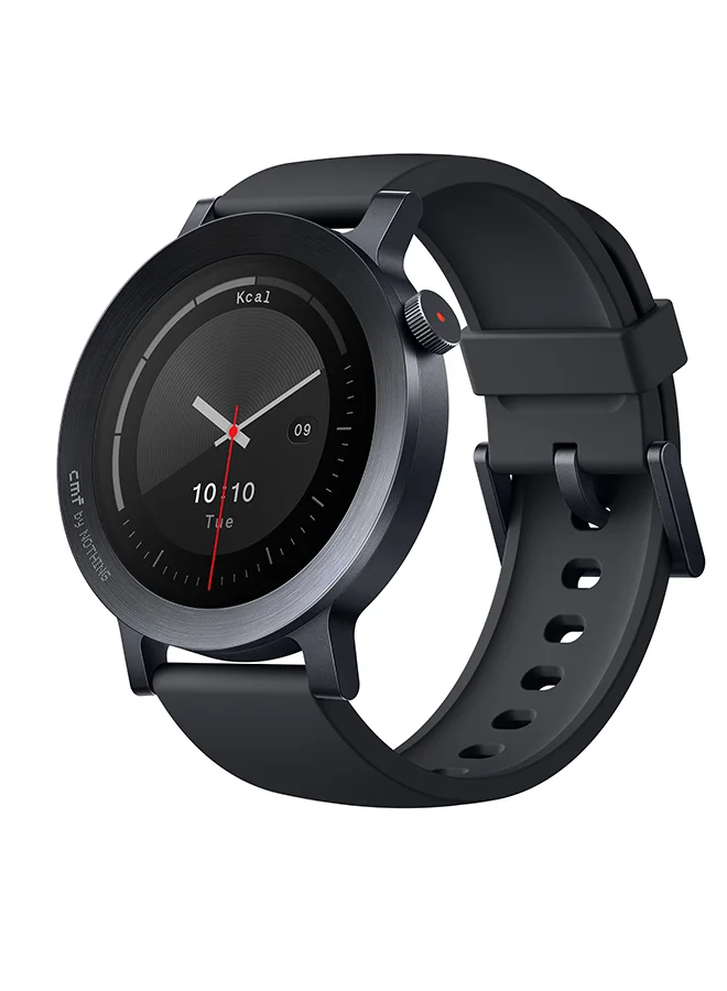 Premium Smartwatch Fitness Tracker with Heart Rate Monitor and AMOLED Display (Dark Grey, 3.6 cm) ehegz
