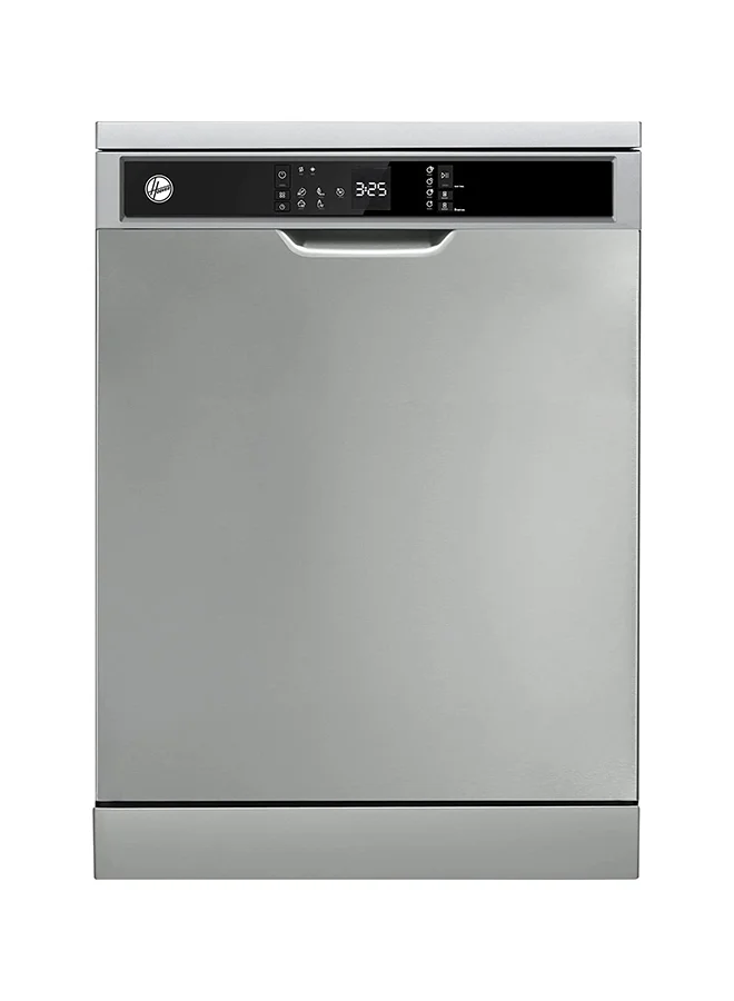 Hoover Freestanding Dishwasher 12 Place Settings 5 Programs Inox Finish (Silver, 1 Unit) 98rfz