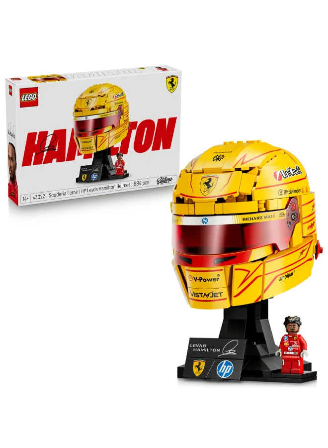 Building Blocks Racing Helmet Construction Set (Premium Plastic, 884 Pieces, Adult Collectible) 3el0y
