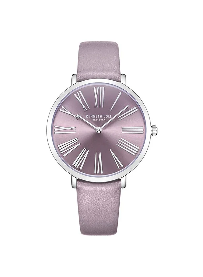 Modern Classic Quartz Analog Watch for Women (Purple Dial, 38mm) rnmth