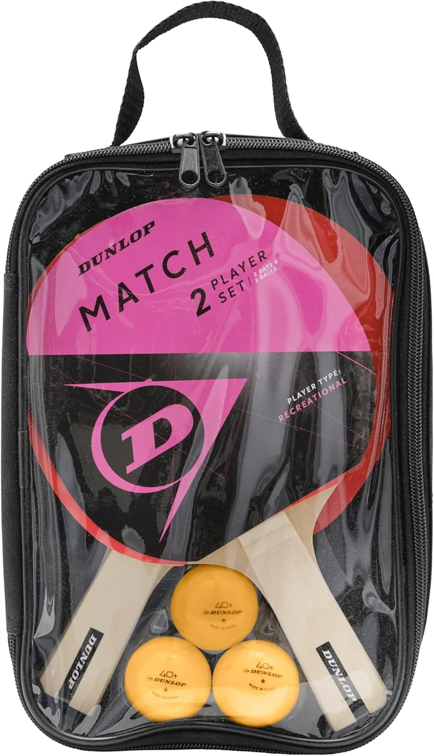 Premium Table Tennis Racket Set for 2 Players with Carrying Bag (Professional Grade, 2 Paddles and 3 Balls) 453su