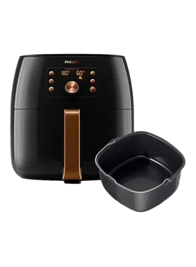 Professional Premium Airfryer XXL Smart Sensing Technology High-Capacity Kitchen Appliance (Black, 7.3 L) rd51x