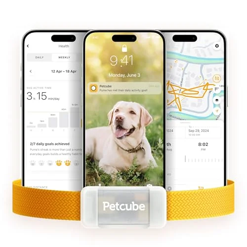 Premium Pet GPS Location Tracker with Real-Time Escape Alerts and Activity Monitoring (Waterproof, Glow-in-the-Dark) k7kss