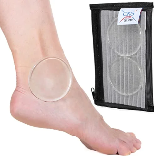 Premium Gel Ankle Pads for Ice Skates and Sports Boots (6.35 cm, Pair) 17env