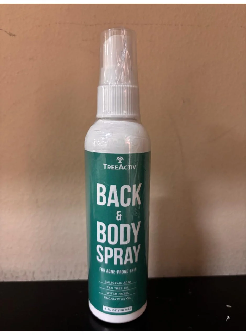 TreeActiv Back and Body Acne Spray for Clearer-Looking Skin (120 mL) txp2h
