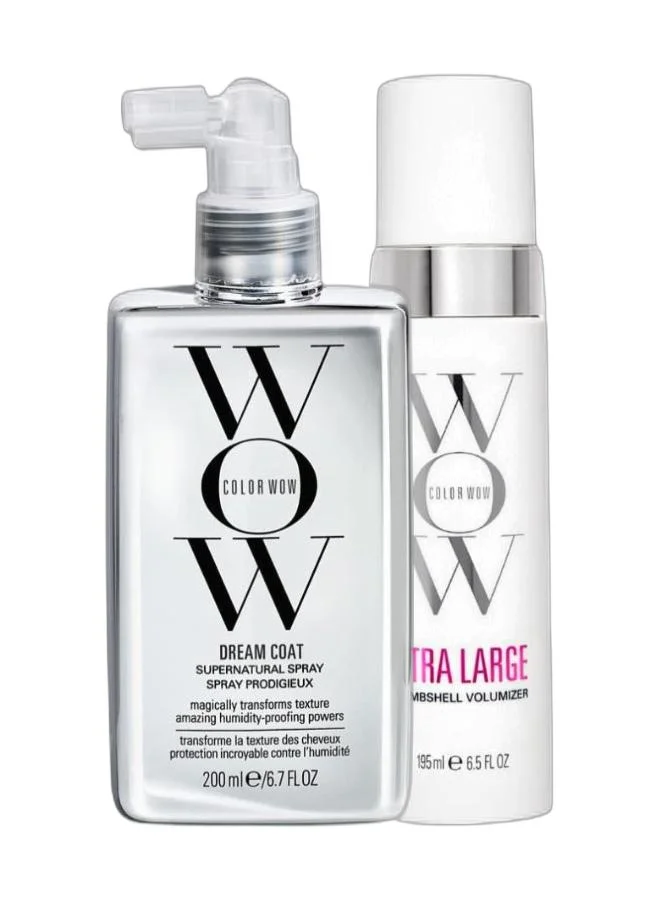 Premium Hair Care Duo Set for Frizz Control and Root Volumizing (150 mL + 150 mL) wv2iw