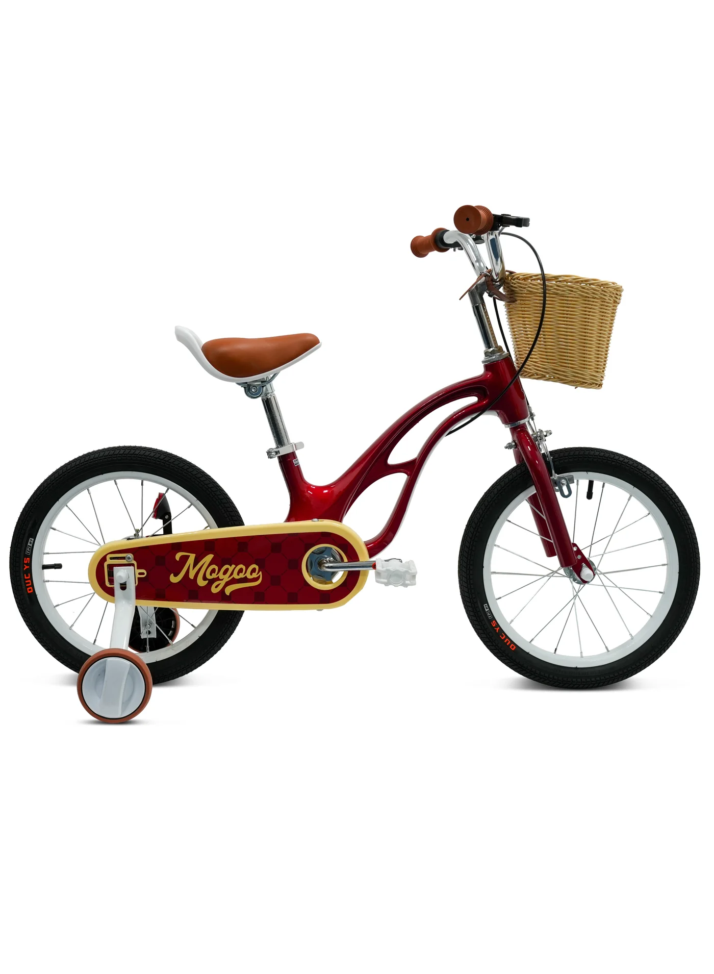 MOGOO Flyer Magnesium Kids Bike (Red, 16 Inch) Lightweight Durable Bicycle for Children dtb2o