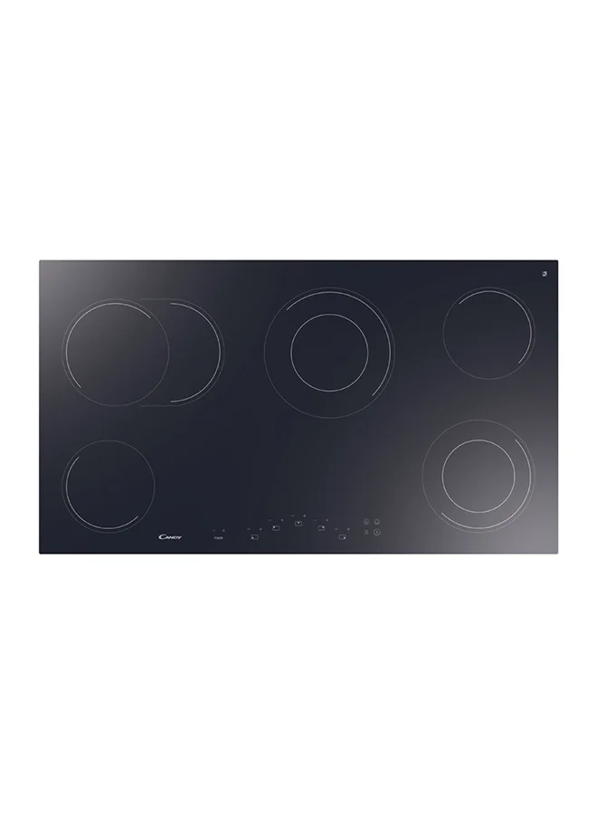 Premium 90cm Built-In Vitro Ceramic Electric Hob with 5 Cooking Zones (Black, 90cm) iyb15