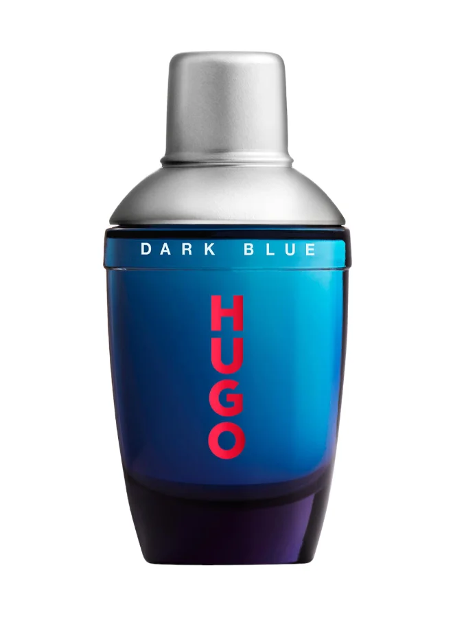 Premium Men's Eau de Toilette Fragrance Sophisticated Woody Scent (Dark Blue, 75 mL) yvtnj