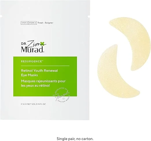 Premium Retinol Eye Mask Smoothing Treatment for Mature Skin (5 Pairs) 2tumz