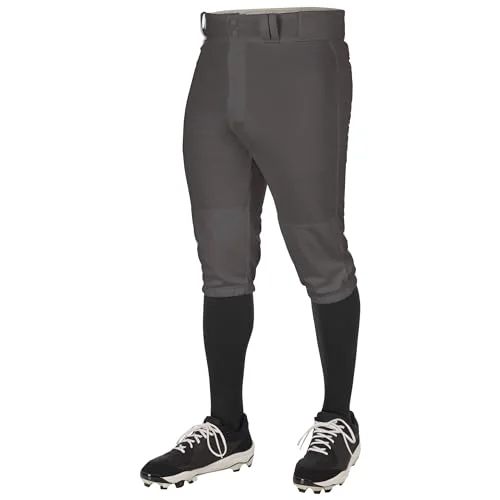 Premium Youth Baseball Knickers Athletic Pants Moisture-Wicking Fabric (Graphite, Small) eoavv
