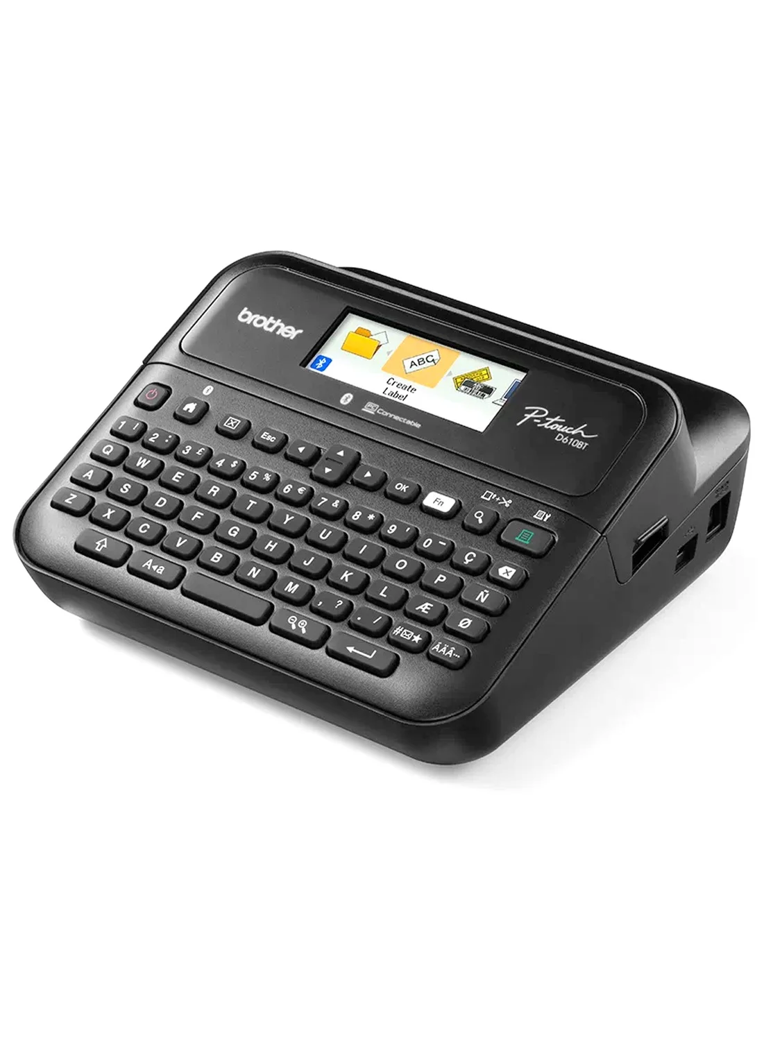 Professional Desktop Label Printer with Bluetooth Connectivity and High-Speed Printing (Black) uie1z