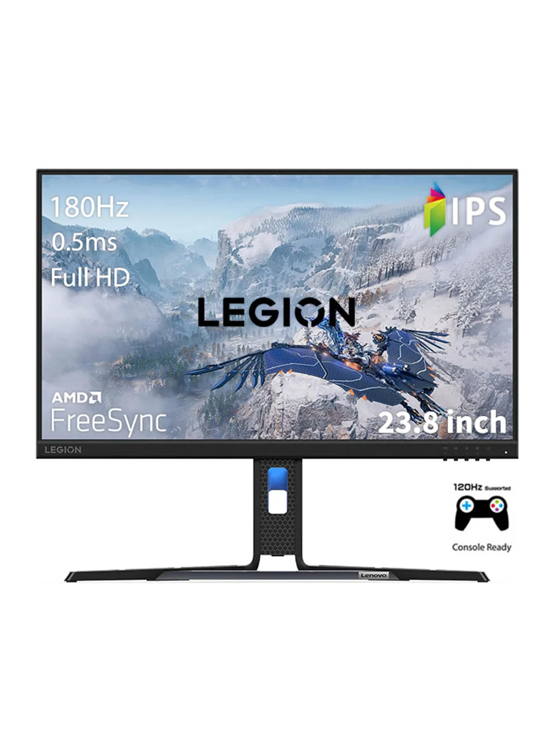 Premium 32-Inch Curved QHD Gaming Monitor 180Hz High Refresh Rate with Built-in Speakers and Ergonomic Stand (Raven Black) 09n03