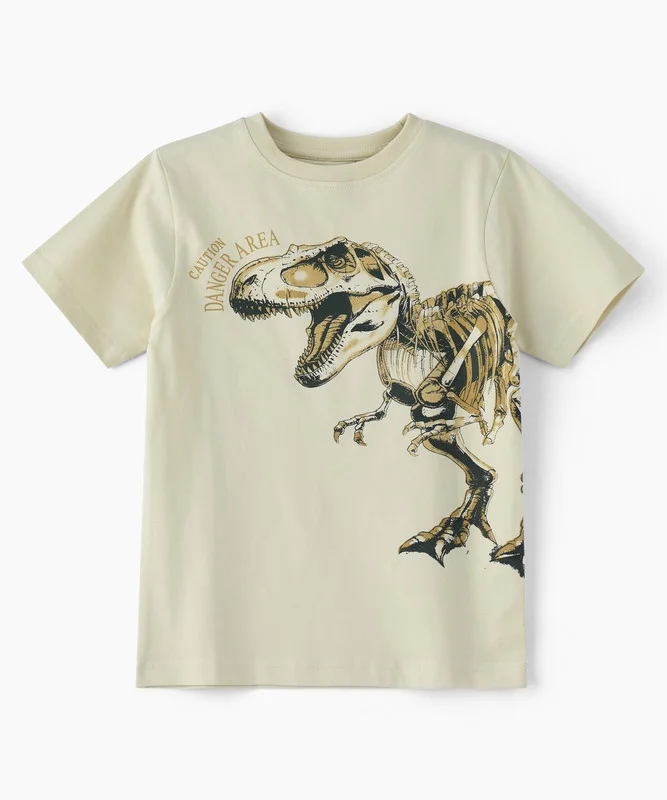 JAM Boys Graphic Short Sleeve T-Shirt Premium Cotton Casual Tee (Kids, Size 120cm) lw4m3