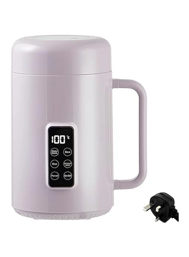 Beauenty Portable Electric Hot Pot, Mini Travel Kettle with Temperature and Time Control (Purple, 800 mL) n9h2q