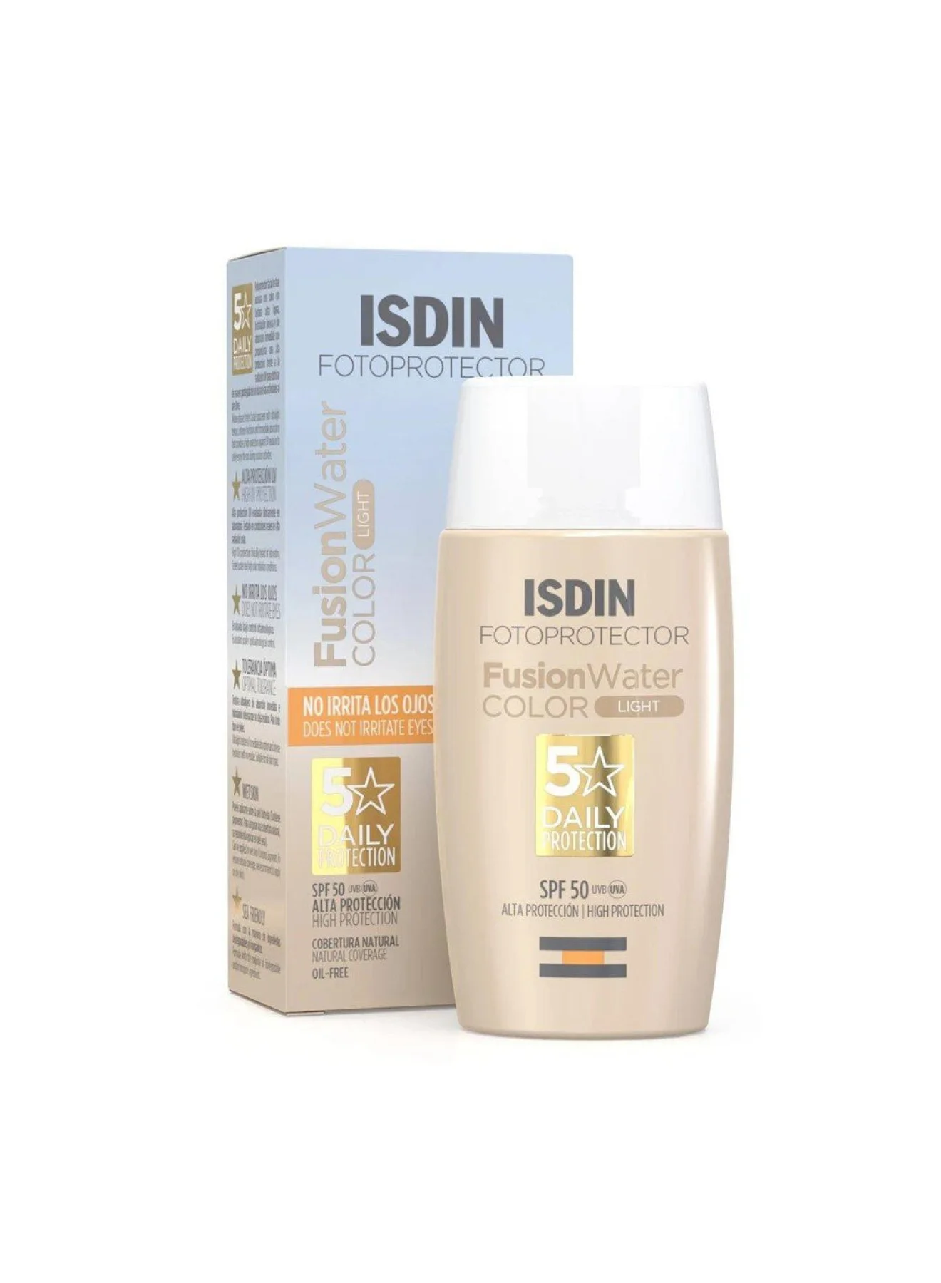 ISDIN Fotoprotector Fusion Water SPF50 Sunscreen (Lightweight Formula, 50 mL) 3exi0