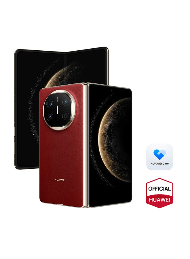 Smart Foldable Smartphone 12GB RAM 512GB Storage Dual SIM Premium Mobile Device (Red, 20.1 cm Screen) 8jis4