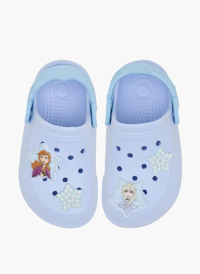 Cartoon Girls Light-Up Clogs Comfortable Casual Footwear with Decorative Applique (Kids) 39125