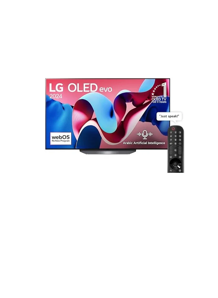 Premium 55 Inch 4K OLED Smart TV Ultra-HD Display with AI Remote and Dolby Vision (Black, 140 cm) x3g69