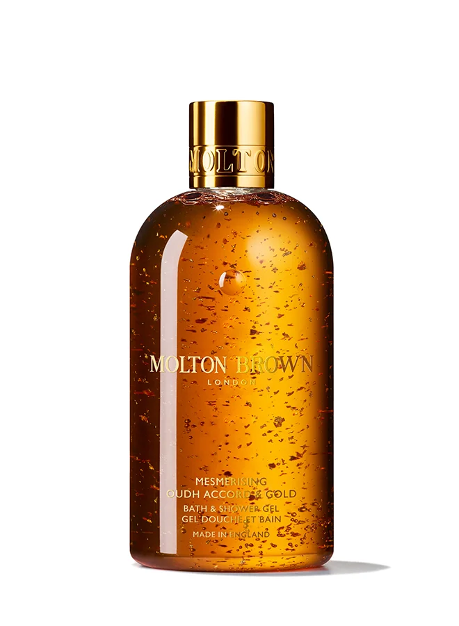 Molton Brown Mesmerising Oudh Accord & Gold Bath & Shower Gel Premium Fragranced Body Wash (300 mL) srd24