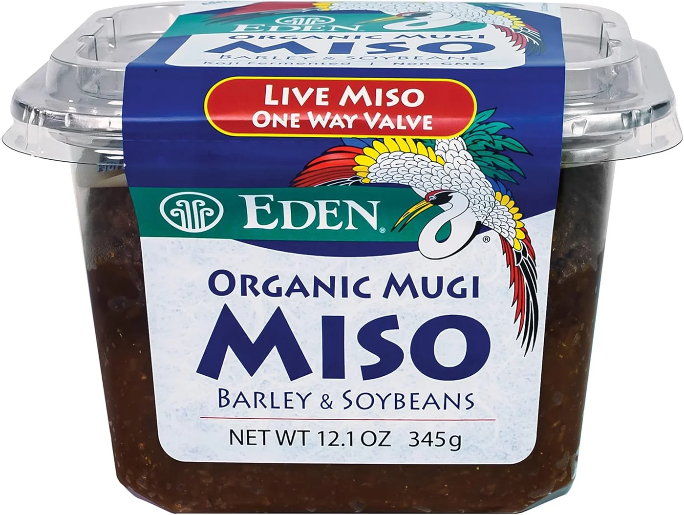 Eden Organic Mugi Miso Paste (Barley and Soybeans, 345g) - Authentic Japanese Fermented Seasoning hhc82
